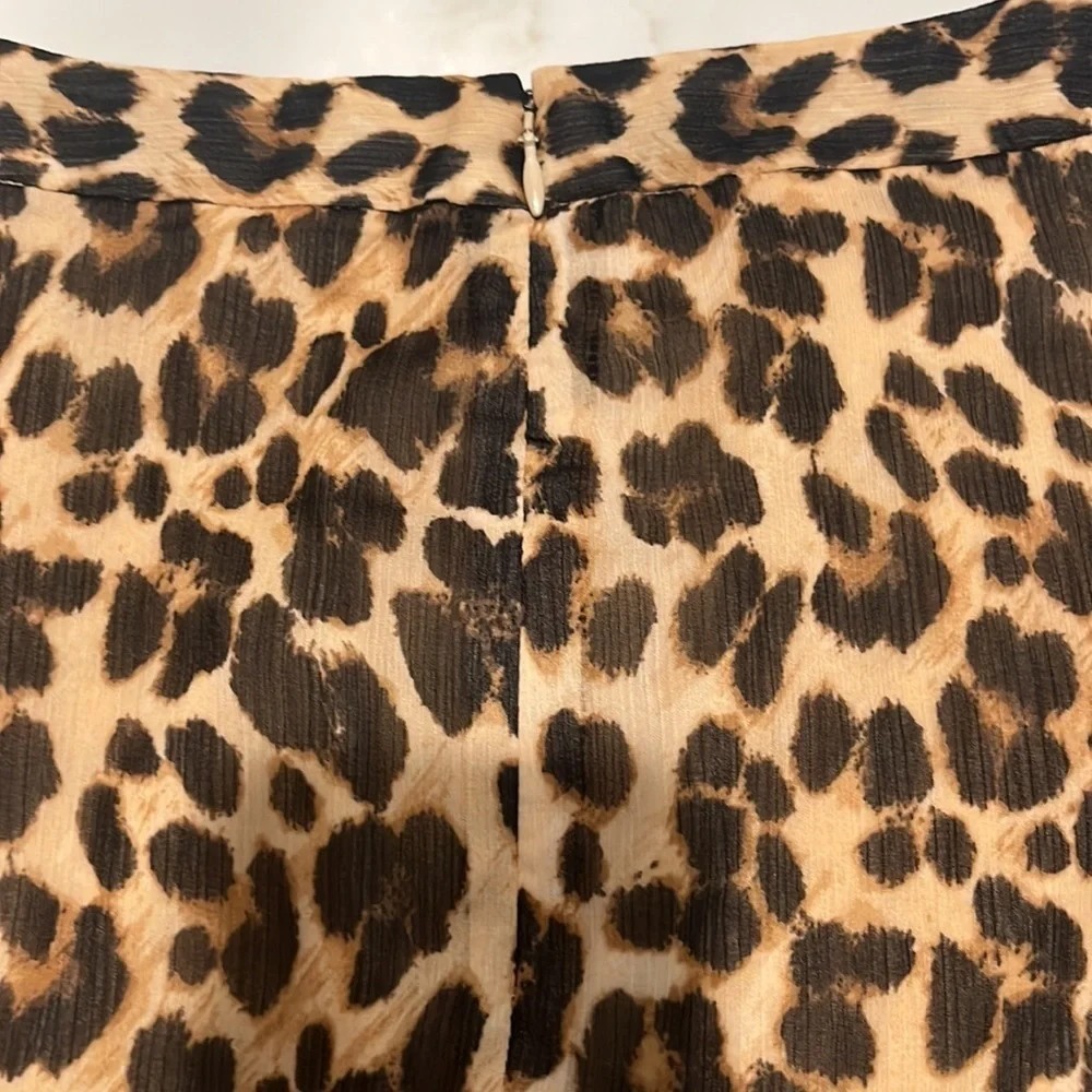 LIMITED Leopard Print Mini Skirt size 12 - Picture 6 of 8